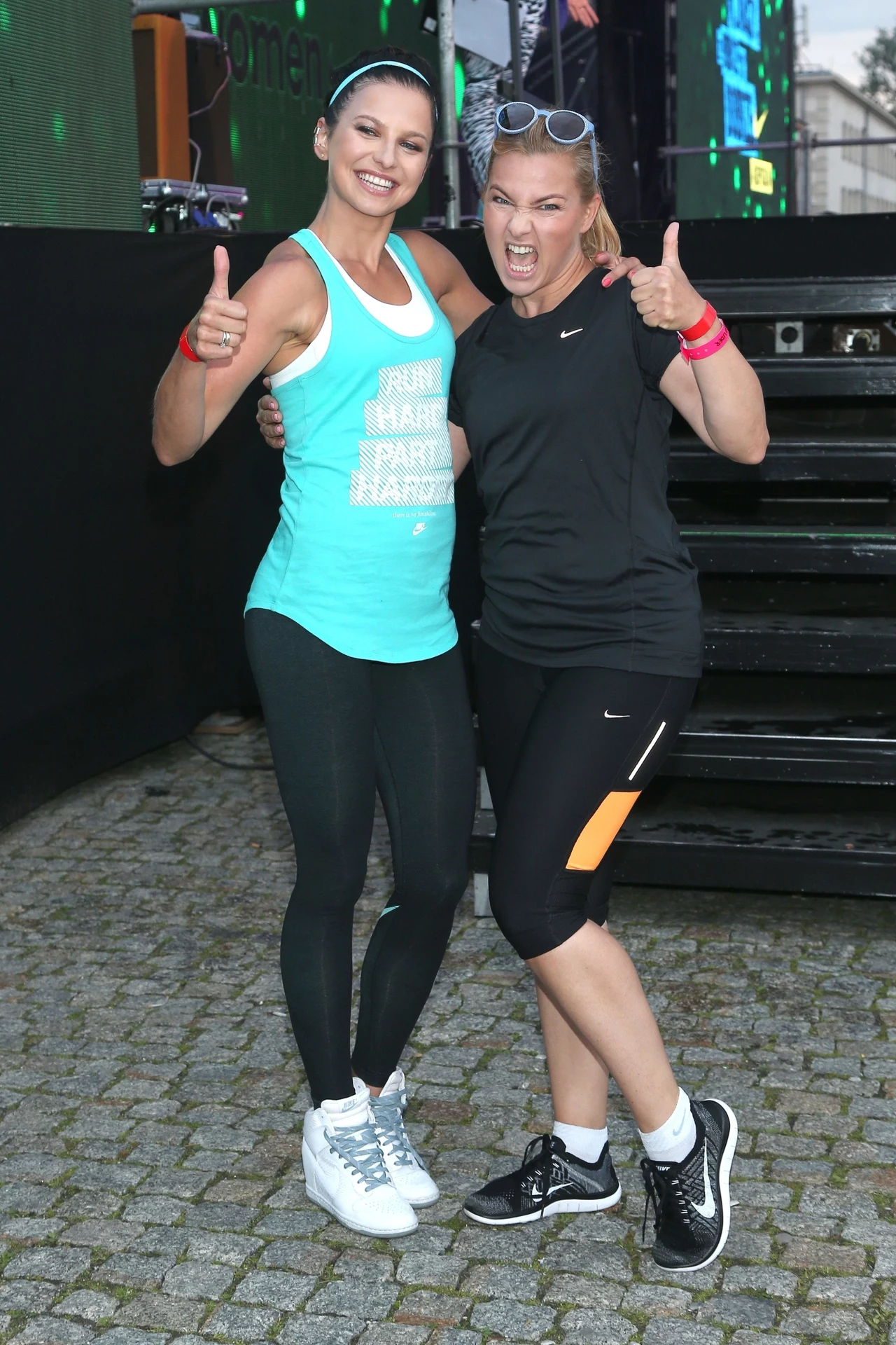 Anna Lewandowska i Katarzyna Bujakiewicz Anna Lewandowska i Katarzyna Bujakiewicz