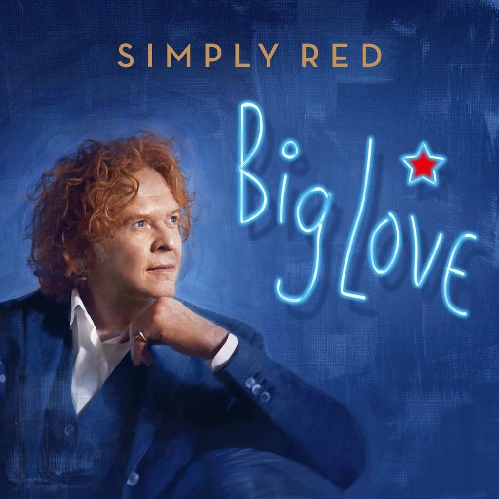 Micka Hucknall na okładce płyty Simply Red "Big Love"