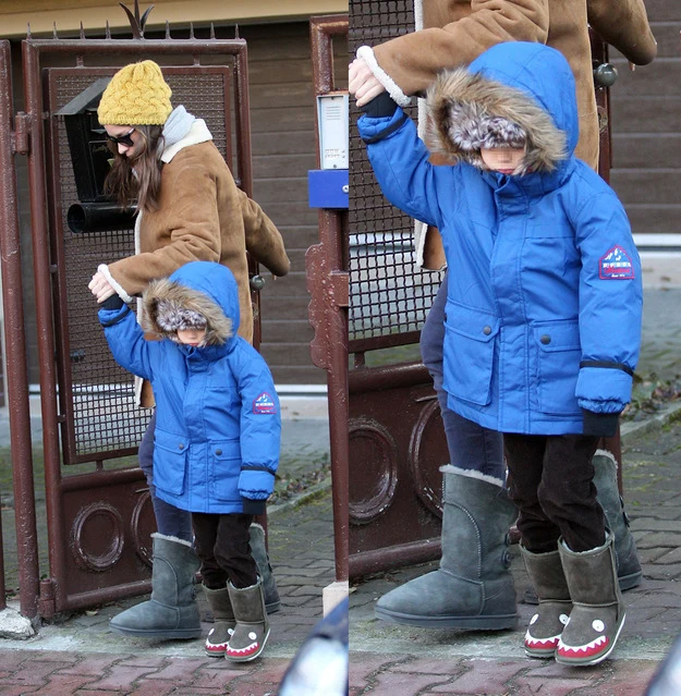 Alicja Bachleda-Curuś z małym Henrym Alicja Bachleda-Curuś z małym Henrym