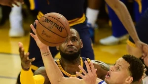 LeBron James i Stephen Curry w pierwszym meczu wielkiego finału NBA
