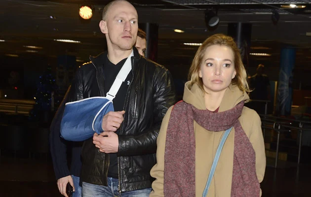 Krzysztof Włodarczyk z żoną 