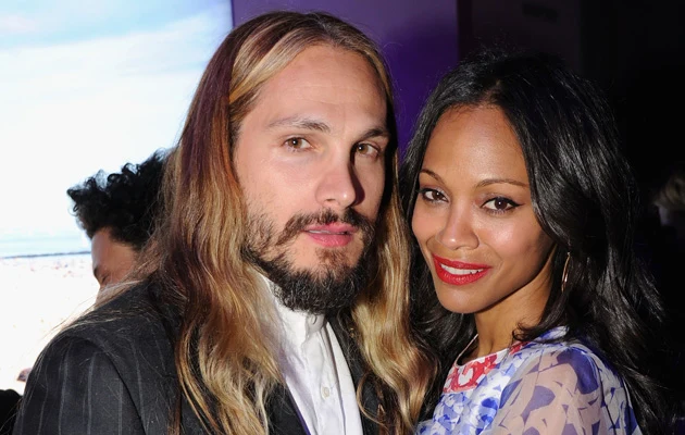 Zoe Saldana z mężem