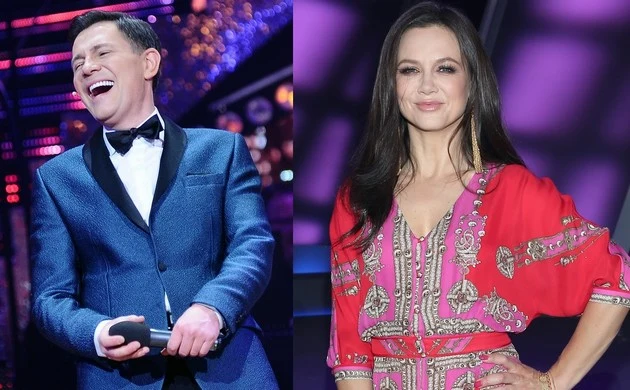 Krzysztof Ibisz i Kinga Rusin