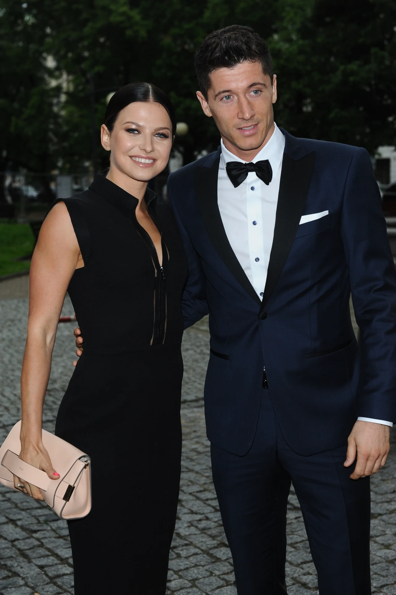 Robert Lewandowski z żoną Robert Lewandowski z żoną