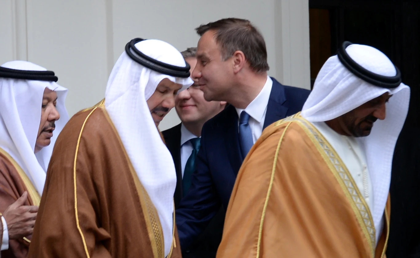 Andrzej Duda i Mohammed bin Rashid Al-Maktoum 
