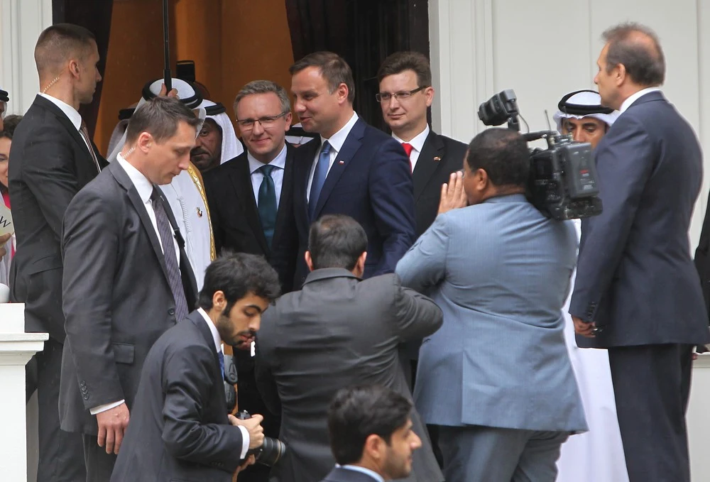 Prezydent elekt Andrzej Duda przyjmuje zagranicznych gości