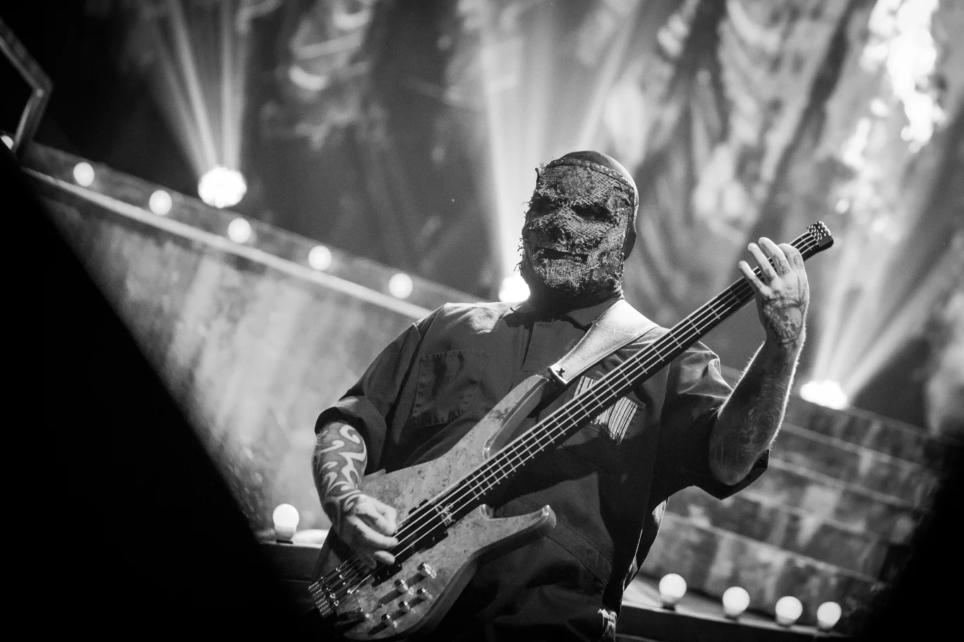 Alex Venturella w trakcie koncertu Slipknot w Łodzi
