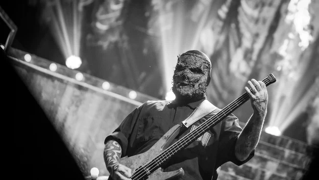 Alex Venturella w trakcie koncertu Slipknot w Łodzi