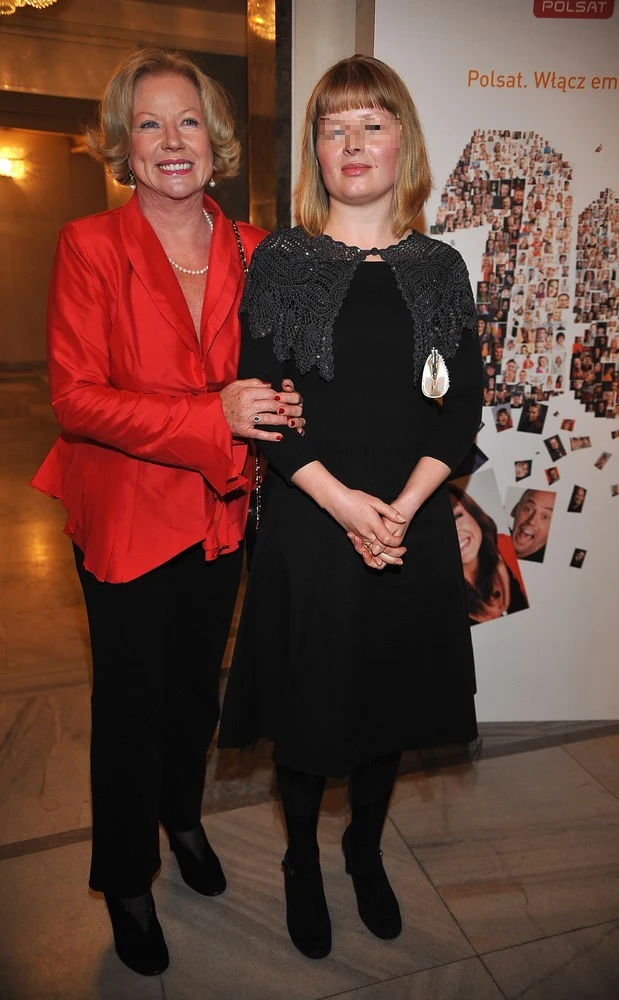 Dykiel z córką Marią Dykiel z córką Marią