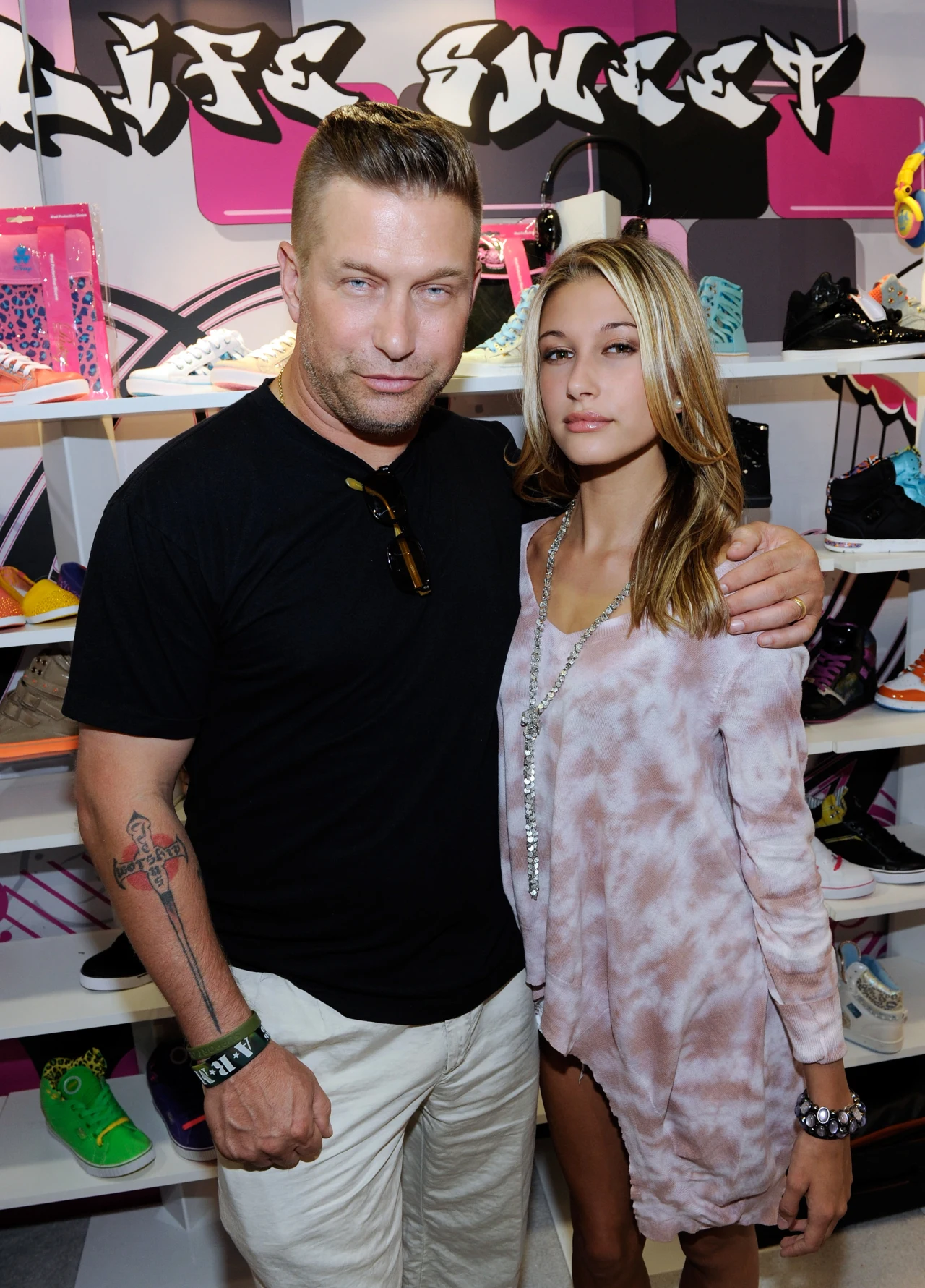 Stephen Baldwin ze swoją córką, Hailey Stephen Baldwin ze swoją córką, Hailey