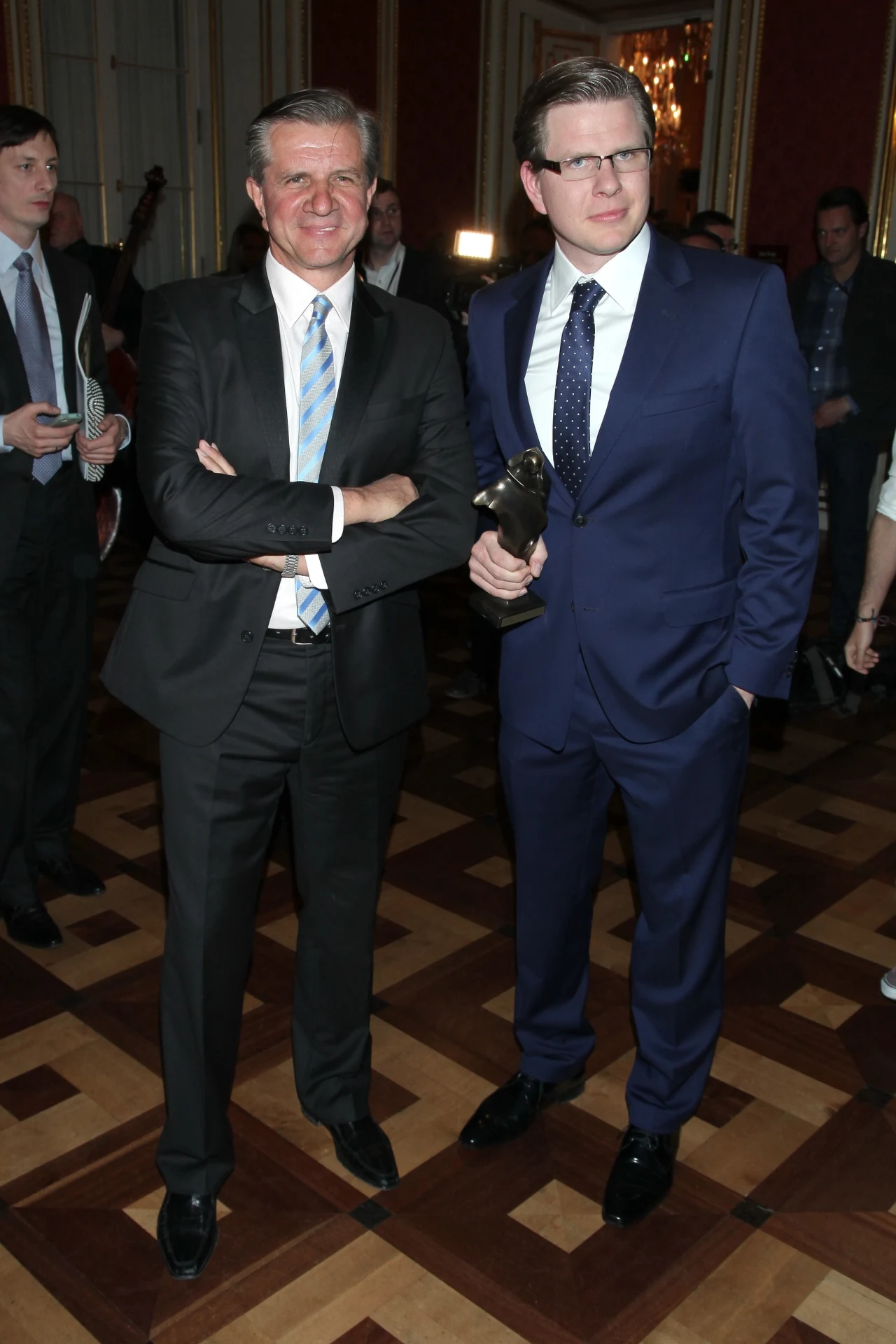 Zygmunt Chajzer z synem Zygmunt Chajzer z synem