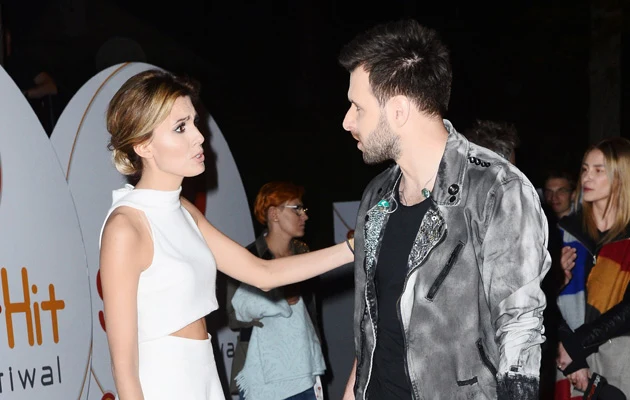 Agnieszka Popielewicz i Grzegorz Hyży za kulisami