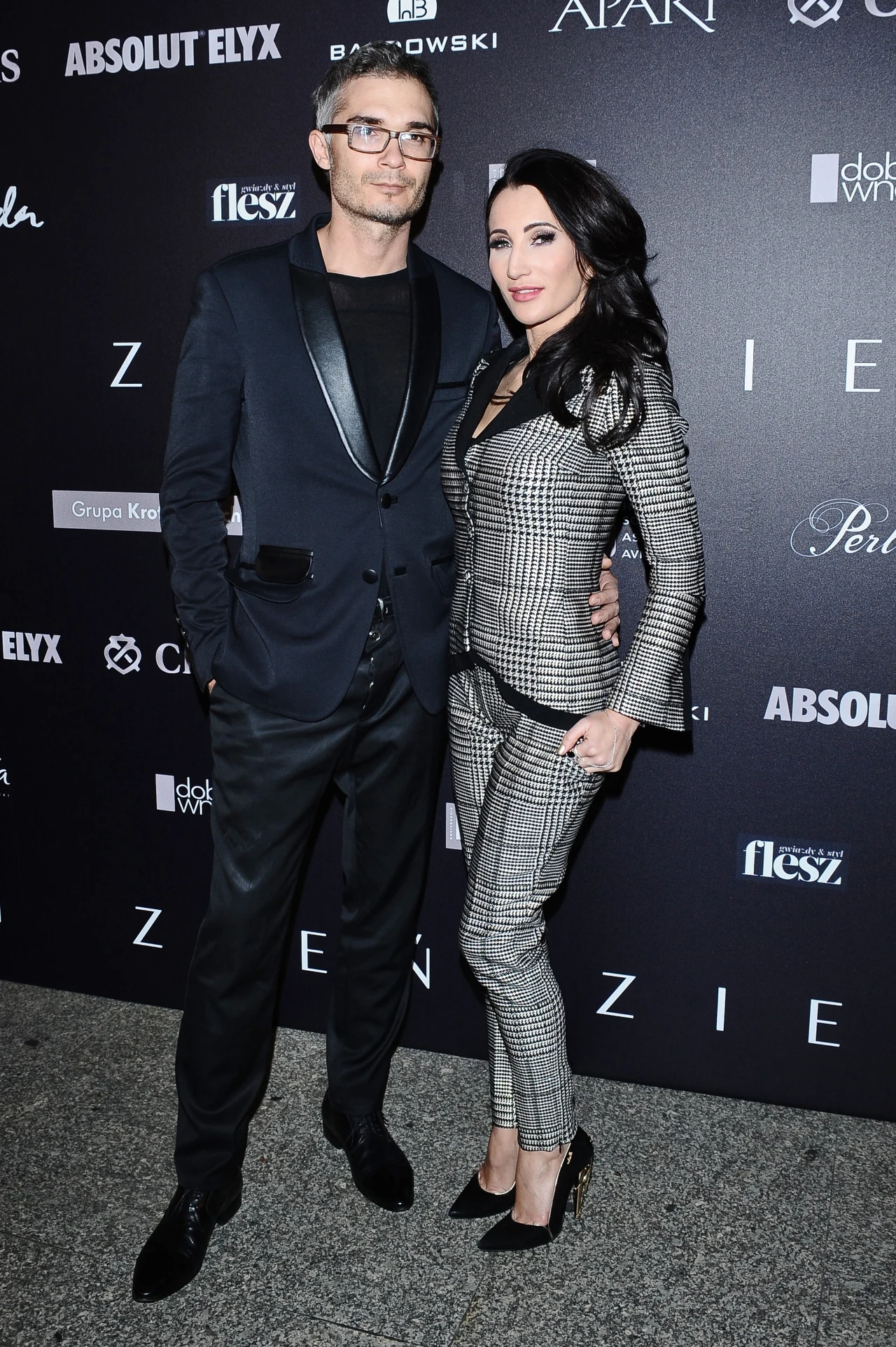 ...oraz mężem Maciejem Myszkowskim