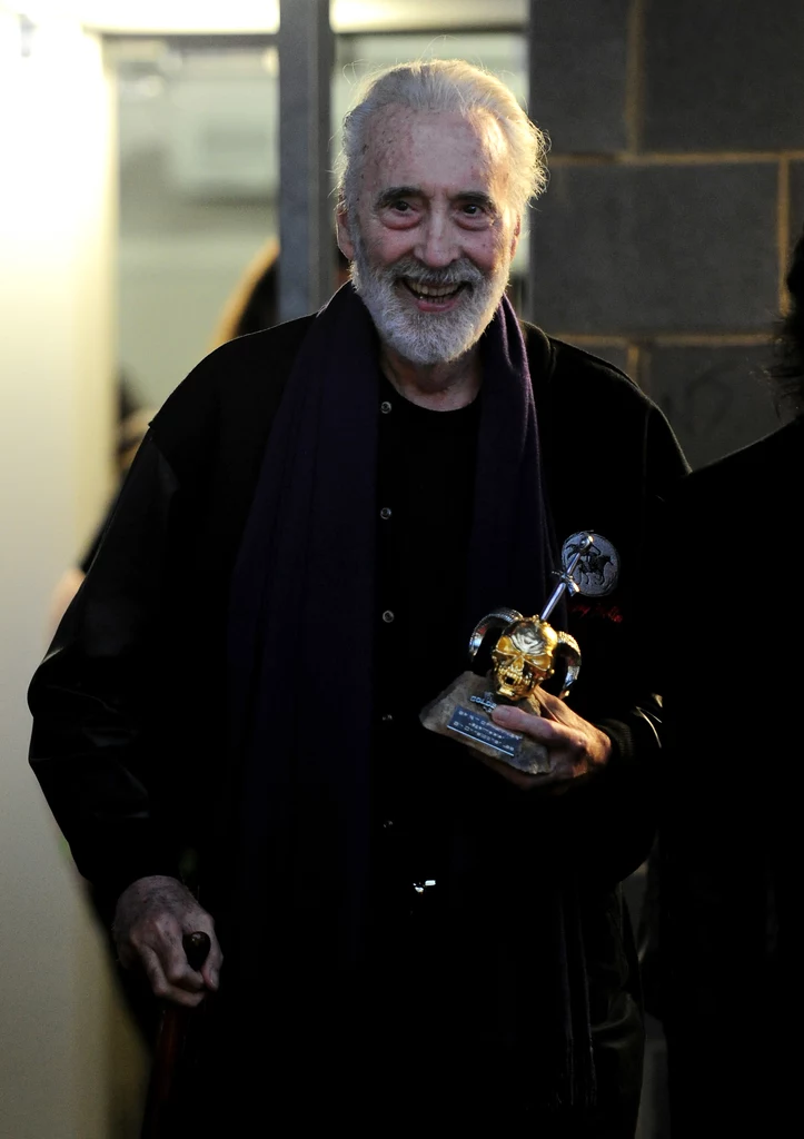 Christopher Lee z nagrodą Golden Gods