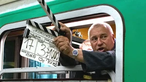 Jerzy Stuhr na planie "Korowodu"