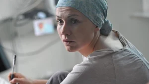 - Scen, w których pokazujemy fizyczne cierpienie Agaty było bardzo dużo - zdradza Olga Bołądź