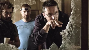 Reżyser Krzysztof Łukaszewicz na planie "Karbali" - fot. Robert Pałka