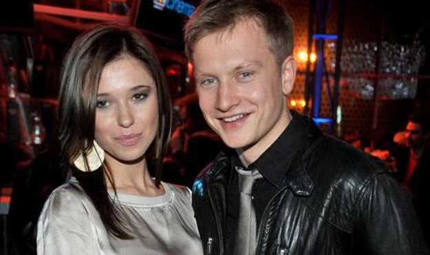 Jakub Wesołowski i jego narzeczona Agnieszka Jakub Wesołowski i jego narzeczona Agnieszka
