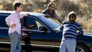 Ed Helms, Bradley Cooper i Zach Galifianakis na planie "Kaca Vegas 3".