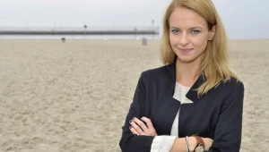 Marta Nieradkiewicz na festiwalu w Gdyni, gdzie doceniono jej kreację w "Płynących wieżowcach".