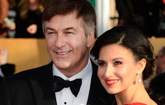 Alec Baldwin z żoną Alec Baldwin z żoną