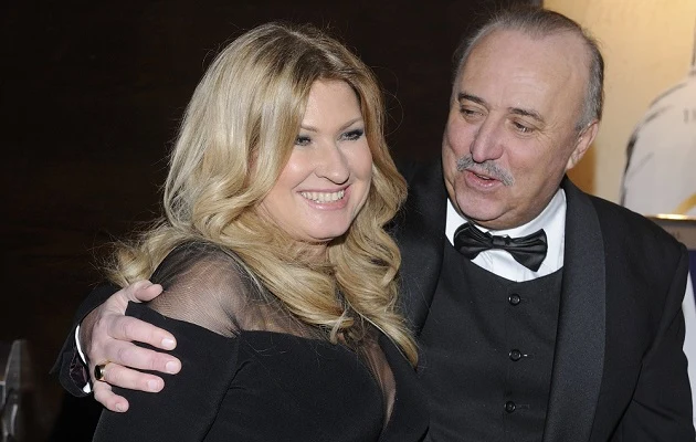 Beata Kozidrak z mężem