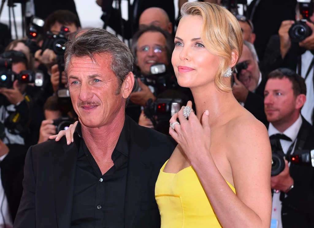 Sean Penn i Charlize Theron - jeszcze jako para