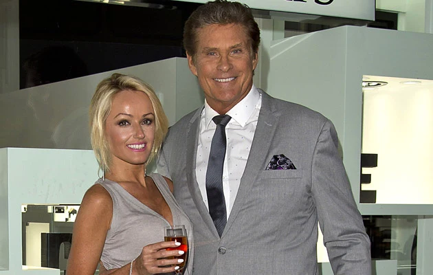 David Hasselhoff z dziewczyną David Hasselhoff z dziewczyną