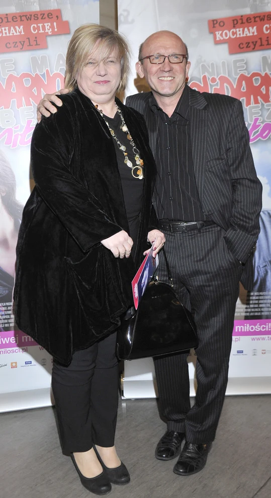 Artur Barciś z żoną Artur Barciś z żoną