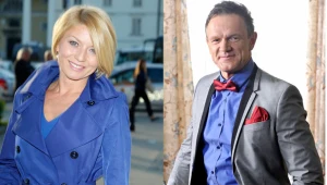 Edyta Olszówka i Cezary Pazura - gwiazdy serialu "Aż po sufit" 