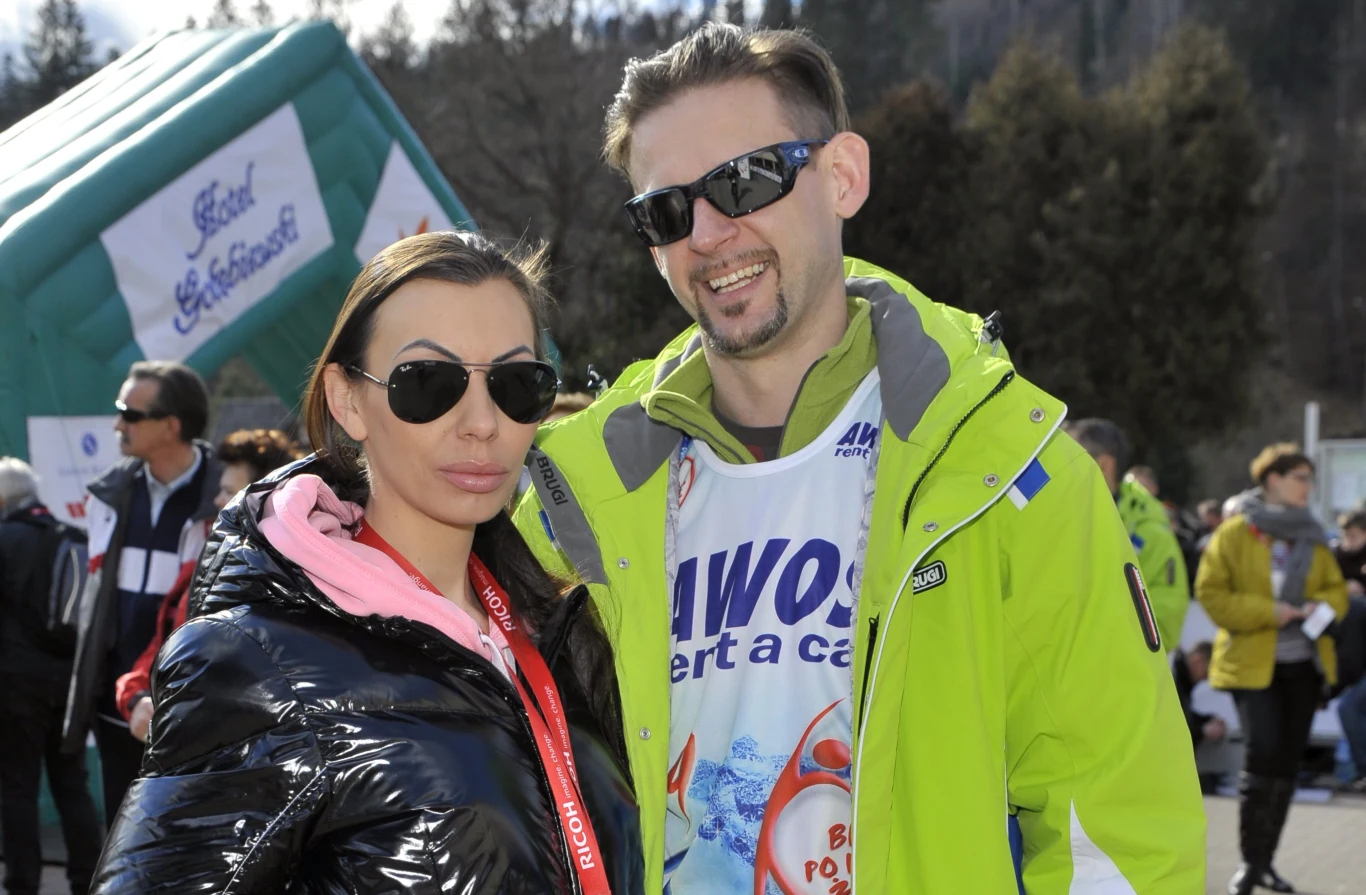 Michał Wójcik z Ewą Tecel Michał Wójcik z Ewą Tecel