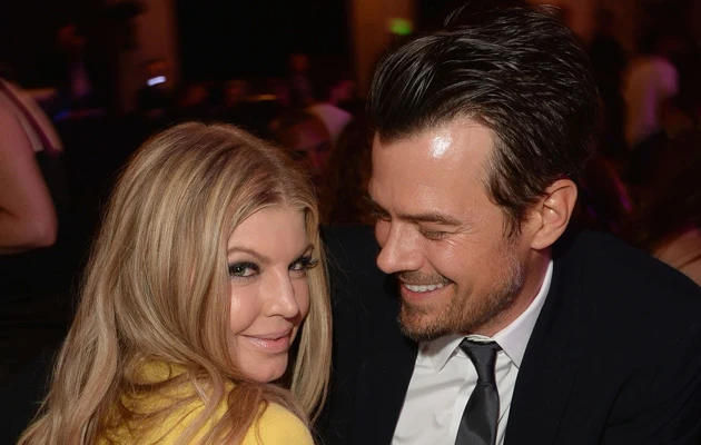 Fergie z mężem Fergie z mężem