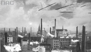 Panorama Łodzi z początku XX wieku