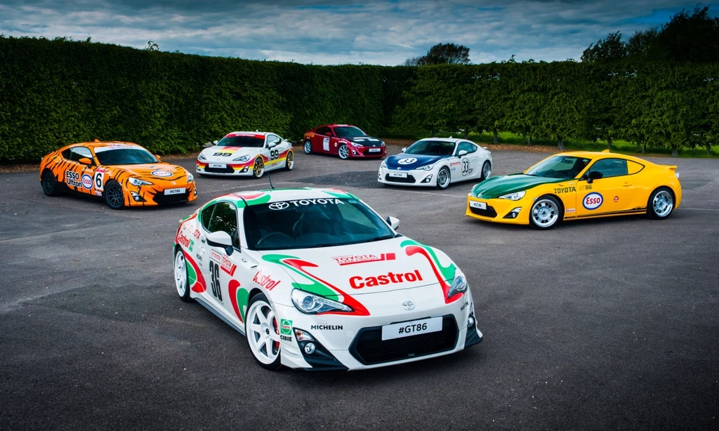 Toyoty GT86 nawiązujące do historii Toyoty w motosporcie