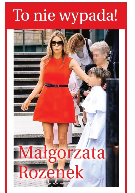 Małgorzata na komunii syna (Źródło: Dobry tydzień)