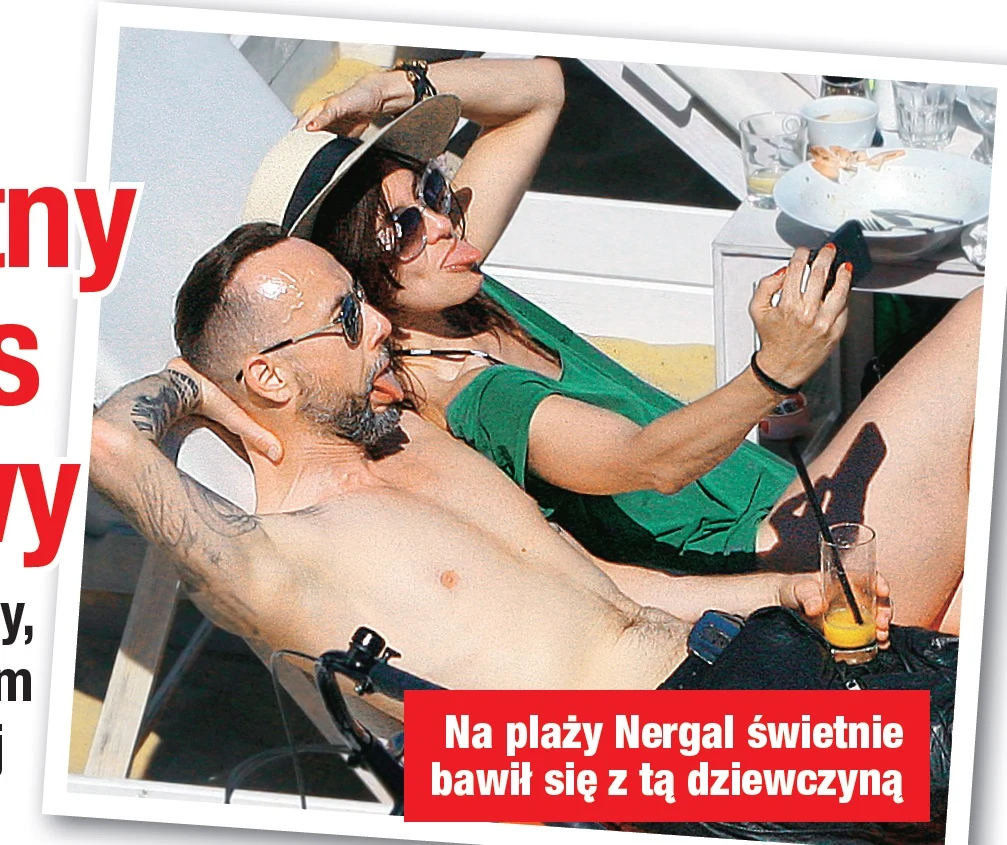 Nergal z tajemniczą przyjaciółką Nergal z tajemniczą przyjaciółką