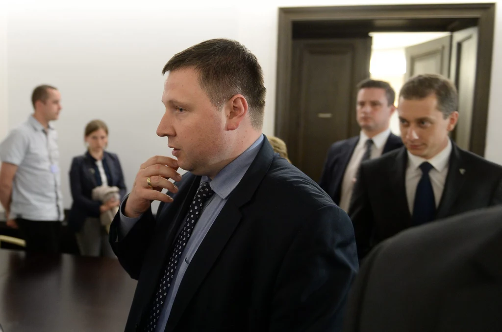 Marcin Kierwiński po posiedzeniu klubu parlamentarnego PO w Sejmie Marcin Kierwiński po posiedzeniu klubu parlamentarnego PO w Sejmie