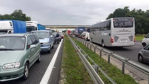 Tak wczoraj wyglądała autostrada A4