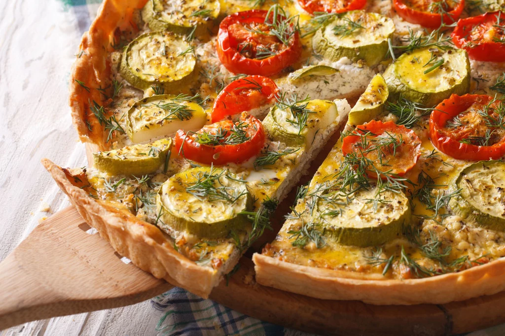 Tarta z cukinią Tarta z cukinią