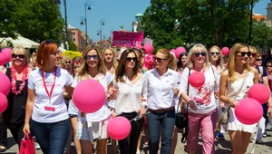 Różowa Warszawa walczy z rakiem piersi