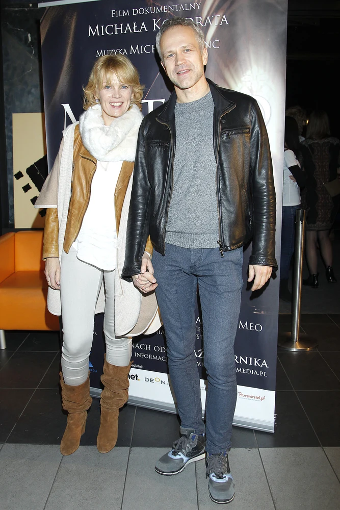 Radosław Pazura z żoną Dorotą
