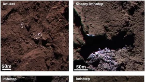 RMF 24: Rosetta sfotografowała lód na powierzchni komety