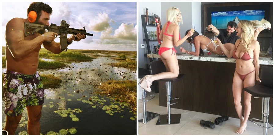 Bilzerian nie wstydzi się tego na co wydaje swoje pieniądze. Przed wyborcami nie ma on nic do ukrycia