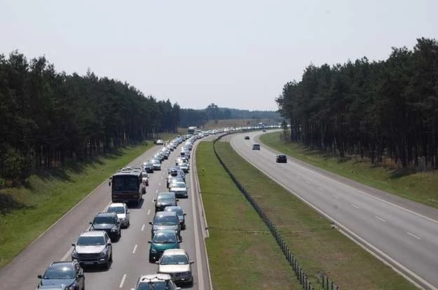 Szlabany na A1 mają być podnoszone, jak to stwierdziła premier Ewa Kopacz, "w razie oceny, że natężenie ruchu jest nadmierne, będzie lub występuje korek"