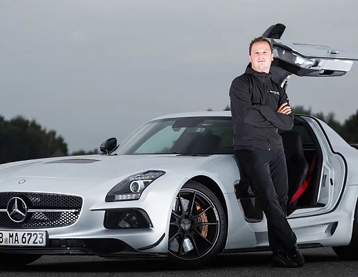 Janusz Dudek będzie jednym polskim instruktorem w centrali AMG Driving Academy / Fot: AMG Driving Academy