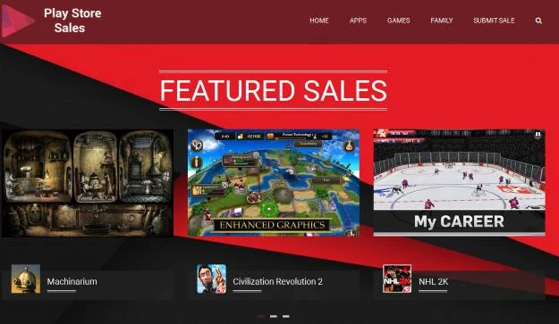 Strona główna serwisu Play Store Sales Strona główna serwisu Play Store Sales