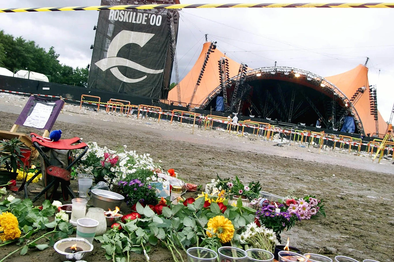 Miejsce wypadku dzień po tragedii Miejsce wypadku dzień po tragedii