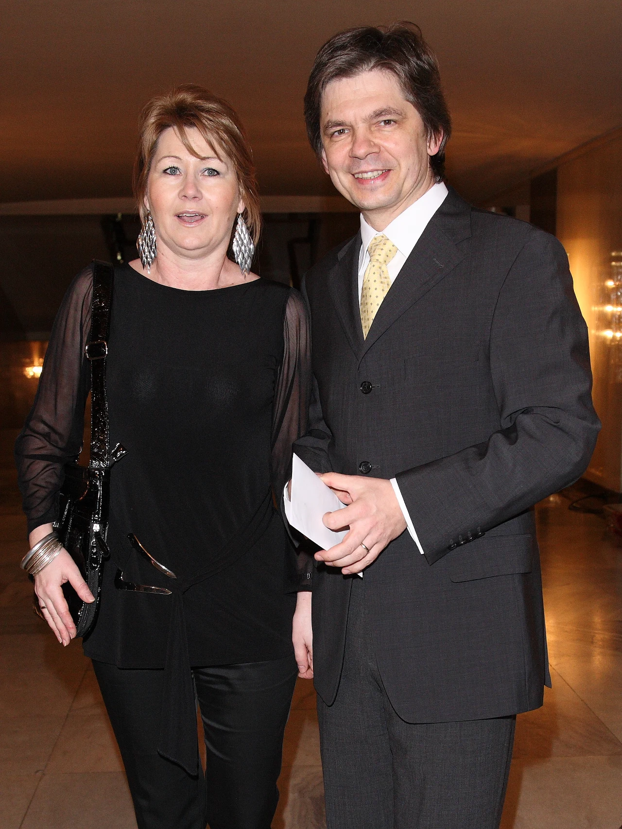 Filip Łobodziński z trzecią żoną