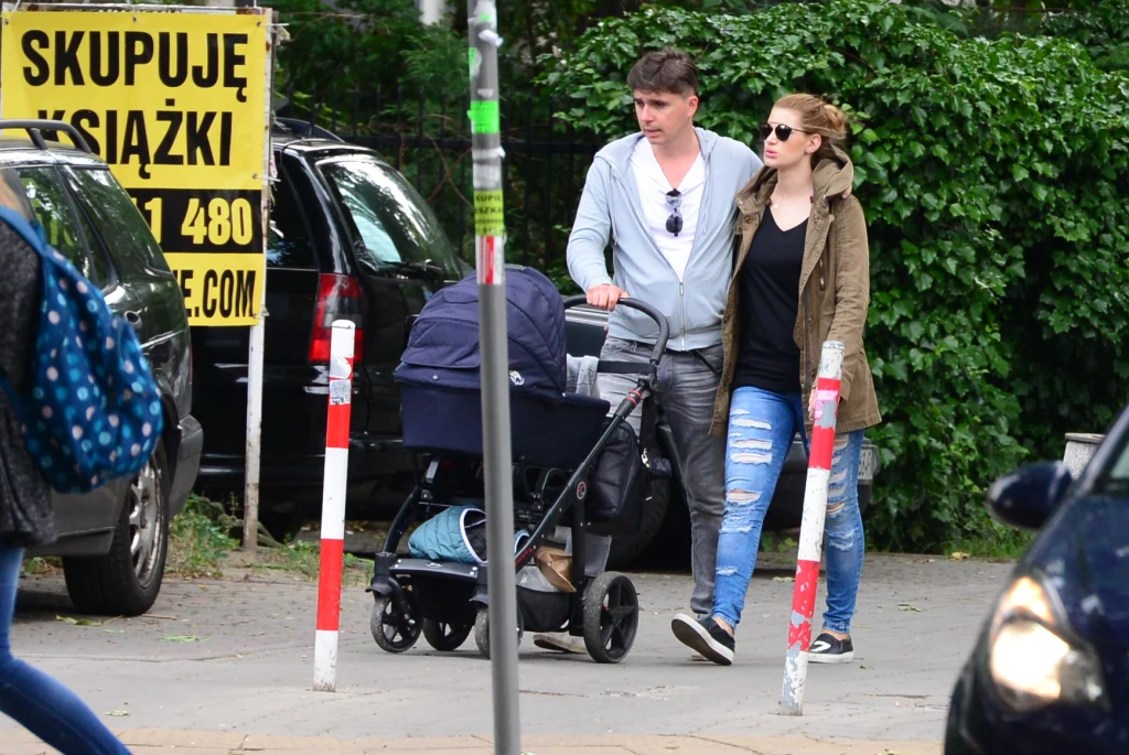 Ola Kisio z partnerem i synem