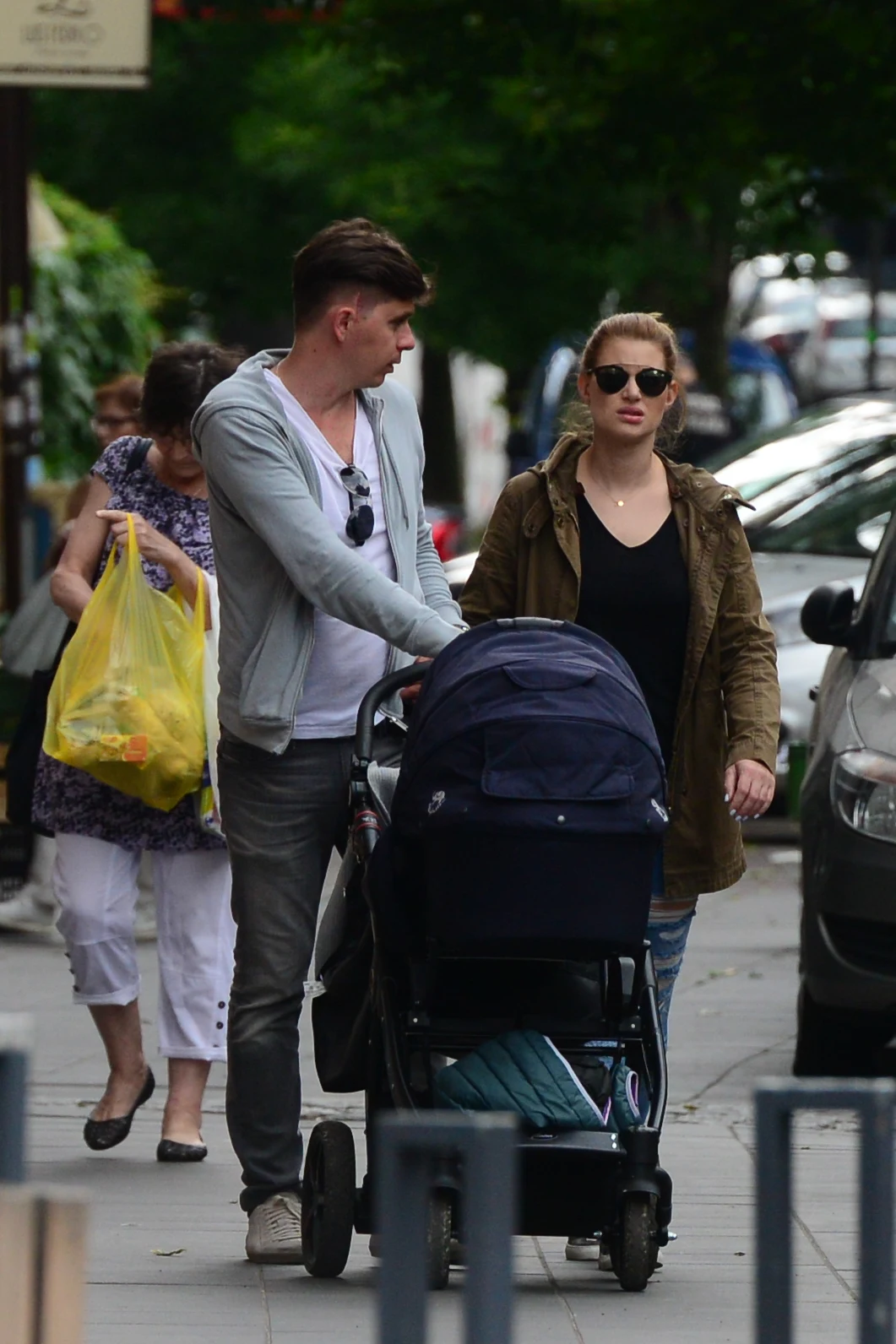 Ola Kisio z partnerem i synem